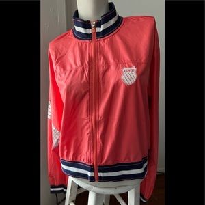 KSWISS CHROME CROPPED WINDBREAKER